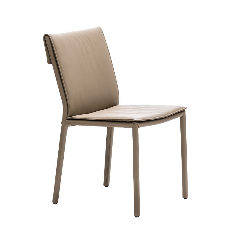 Modern Chairs Dining Armless Chair with Metal Legs for Kitchen Clearhalo 'Dining Chairs' 'Dining Tables & Seating' 'dining_chair' 'furn' 'furn_dining_chair' 'Furniture' 'Kitchen & Dining Furniture' 5730218