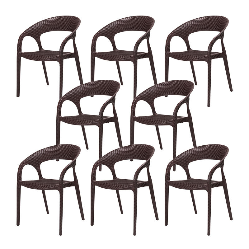 Eigentijdse stoel eetstoel stoel met plastic benen voor keuken