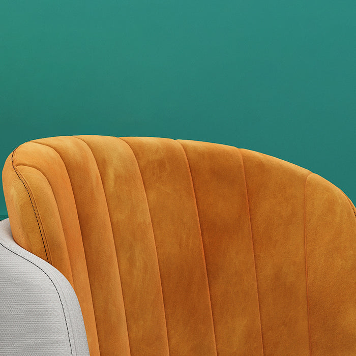 Scandinavian Armless Solid Back Chair for Home Upholstered Side Chair Clearhalo 'Dining Chairs' 'Dining Tables & Seating' 'dining_chair' 'furn' 'furn_dining_chair' 'Furniture' 'Kitchen & Dining Furniture' 5730257