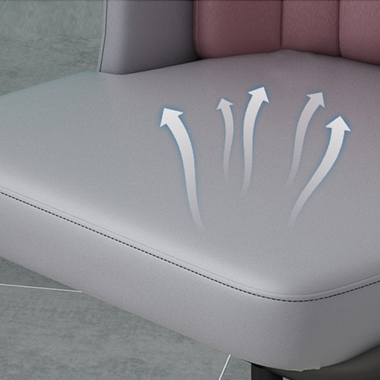 Scandinavian Armless Solid Back Chair for Home Upholstered Side Chair Clearhalo 'Dining Chairs' 'Dining Tables & Seating' 'dining_chair' 'furn' 'furn_dining_chair' 'Furniture' 'Kitchen & Dining Furniture' 5730261