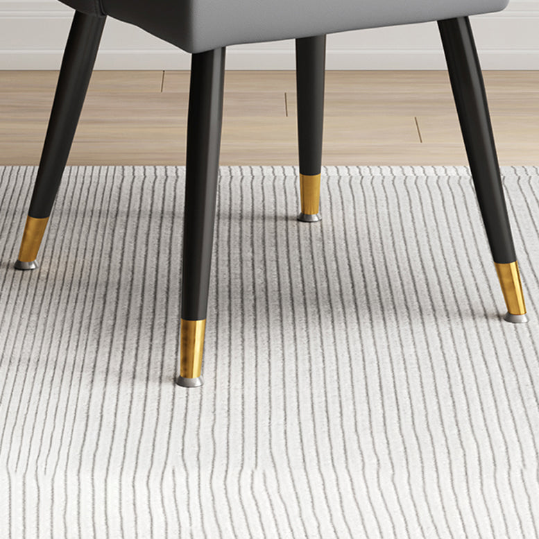 Scandinavische gestoffeerde armloze eetkamerstoelen stoere rugstoel