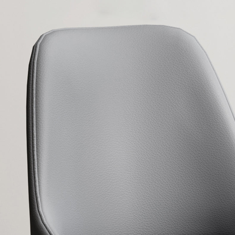 Scandinavische gestoffeerde armloze eetkamerstoelen stoere rugstoel