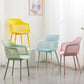 Silla de plástico sillón de la sala de cocina escandinava de comedor