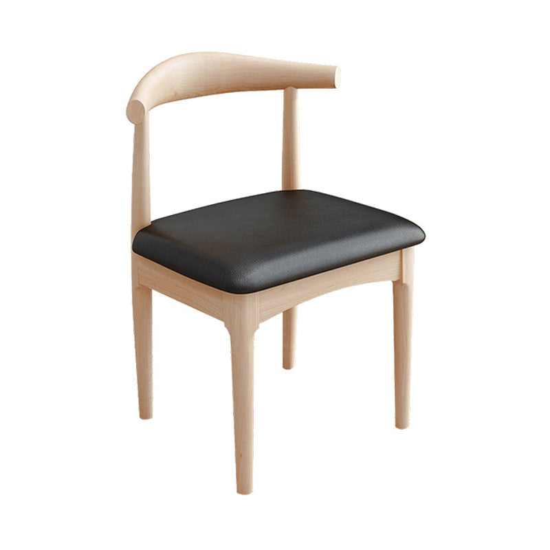 Industriële gestoffeerde zijstoelen open achterstoel