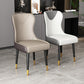 Upholstered Side Chairs Scandinavian Style Armless Solid Back Chair