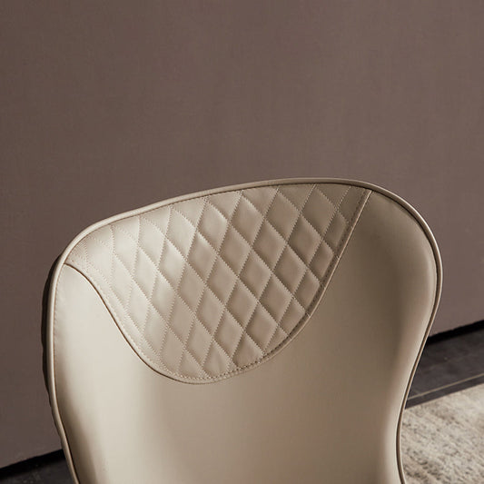 Sedie laterali imbottite in stile scandinavo Solido posteriore a braccia