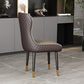Upholstered Side Chairs Scandinavian Style Armless Solid Back Chair