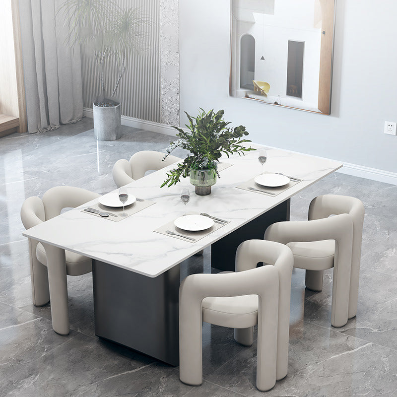 デザイナースタイルベルベットミーティングルームアームチェアオープンマット仕上げダイニングチェア