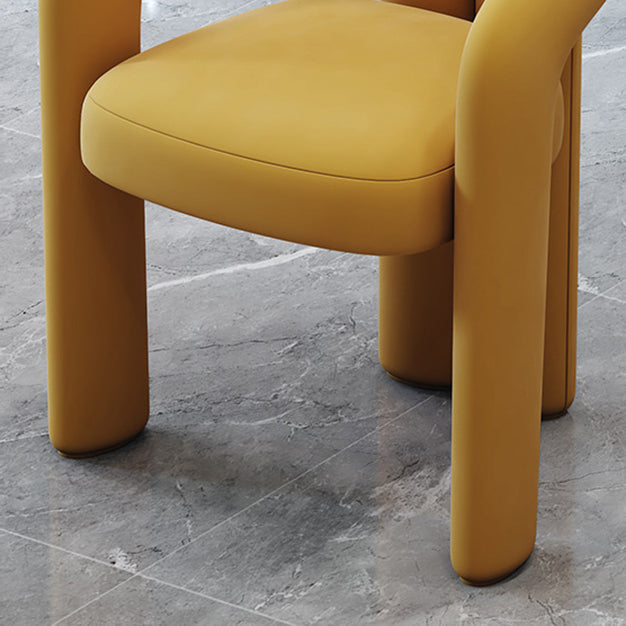 デザイナースタイルベルベットミーティングルームアームチェアオープンマット仕上げダイニングチェア