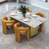 デザイナースタイルベルベットミーティングルームアームチェアオープンマット仕上げダイニングチェア