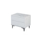 Modern 23.62" L Accent Chest with Drawers and Black Bracket Legs Clearhalo 'Cabinets & Chests' 'cabinets_chests' 'furn' 'furn_cabinets_chests' 'Furniture' 'Living Room Furniture' 5730604