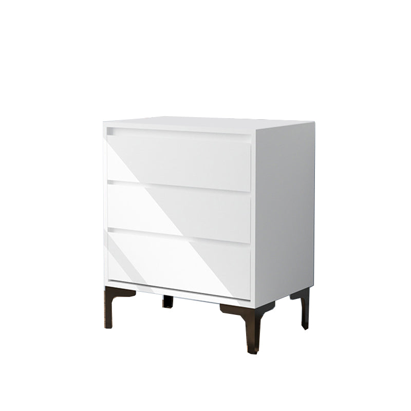 Modern 23.62" L Accent Chest with Drawers and Black Bracket Legs Clearhalo 'Cabinets & Chests' 'cabinets_chests' 'furn' 'furn_cabinets_chests' 'Furniture' 'Living Room Furniture' 5730605