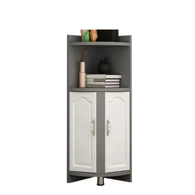 Armadio resistente alle macchie con ripiani e porte moderne moderni rettangolo