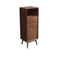 Modern Accent Cabinet with Drawers 13.77" Wide Side Cabinet 1 Door