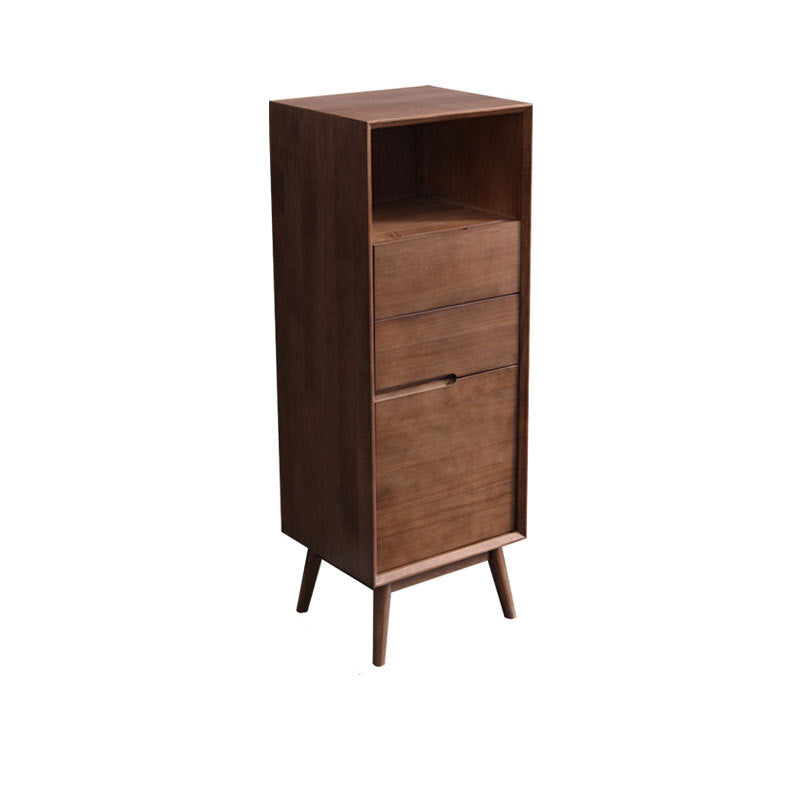 Modern Accent Cabinet with Drawers 13.77" Wide Side Cabinet 1 Door