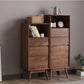 Modern Accent Cabinet with Drawers 13.77" Wide Side Cabinet 1 Door
