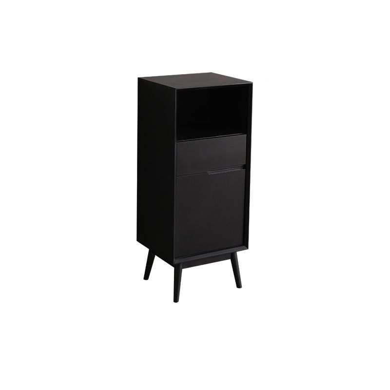 Modern Accent Cabinet with Drawers 13.77" Wide Side Cabinet 1 Door