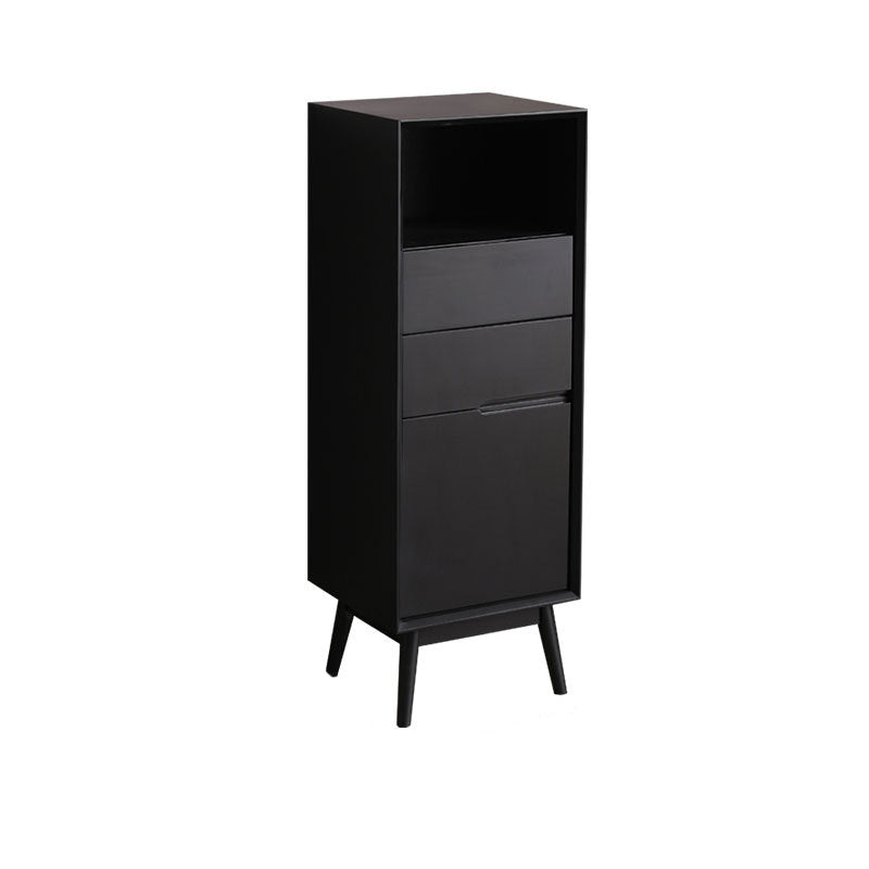 Modern Accent Cabinet with Drawers 13.77" Wide Side Cabinet 1 Door