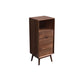 Modern Accent Cabinet with Drawers 13.77" Wide Side Cabinet 1 Door