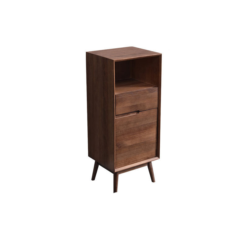 Modern Accent Cabinet with Drawers 13.77" Wide Side Cabinet 1 Door