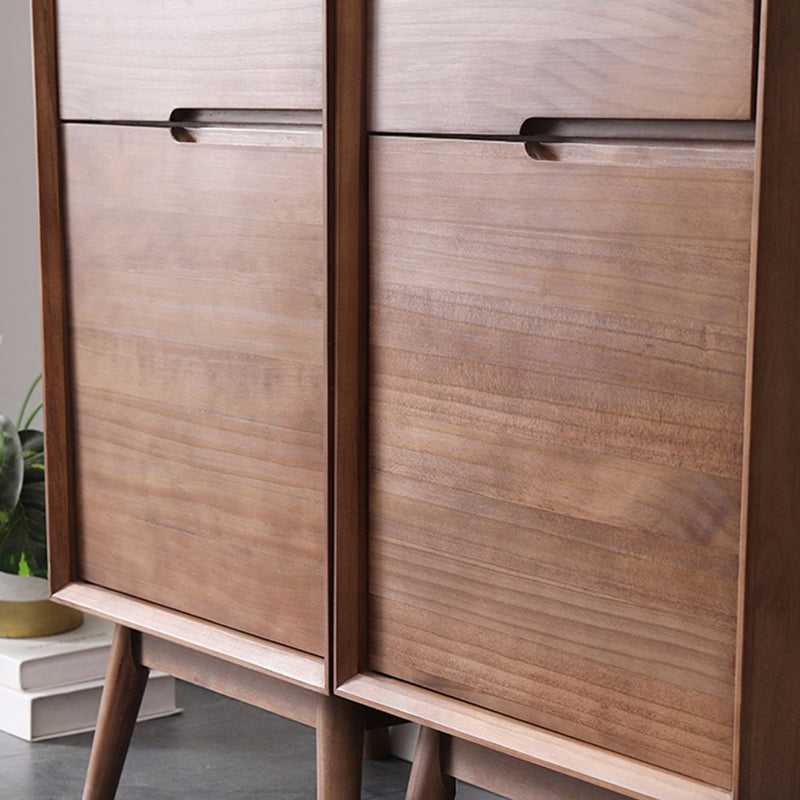 Modern Accent Cabinet with Drawers 13.77" Wide Side Cabinet 1 Door