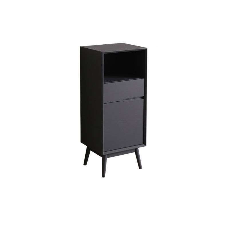 Modern Accent Cabinet with Drawers 13.77" Wide Side Cabinet 1 Door