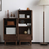 15.75" W Glass 1 - Door and 1 - Drawer Accent Chest, Dover Wood Chest Clearhalo 'Cabinets & Chests' 'cabinets_chests' 'furn' 'furn_cabinets_chests' 'Furniture' 'Living Room Furniture' 5730777