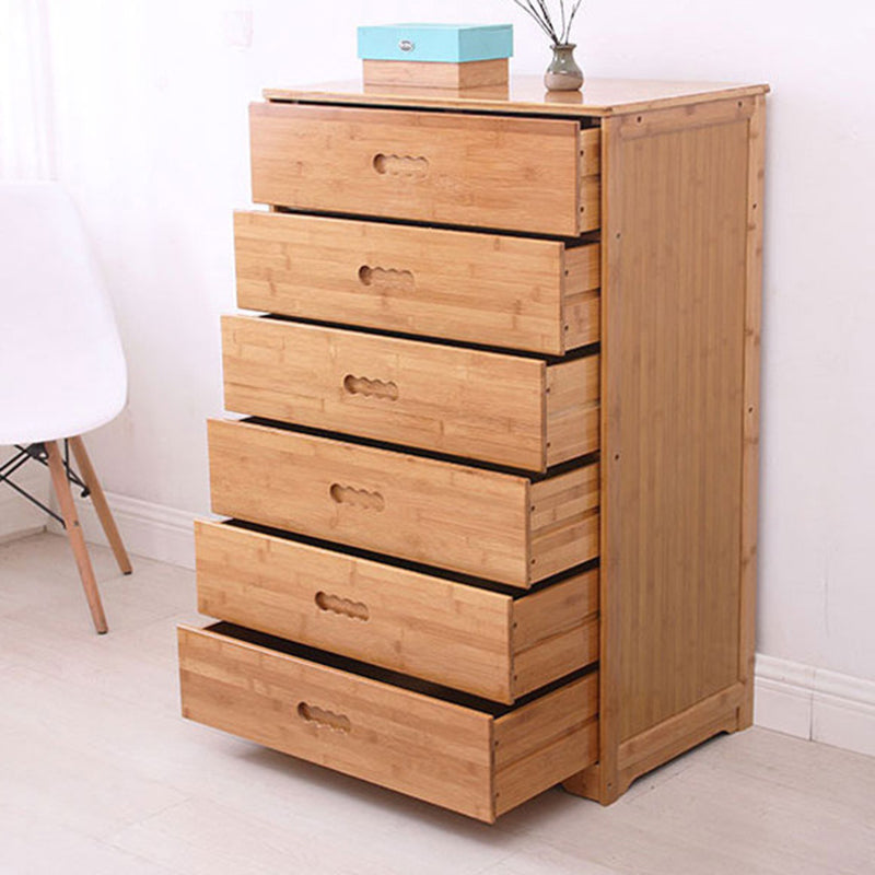 Contemporary Brown Accent Chest Rectangle Chest with Drawers