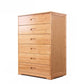 Contemporary Brown Accent Chest Rectangle Chest with Drawers