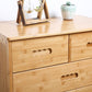 Contemporary Brown Accent Chest Rectangle Chest with Drawers