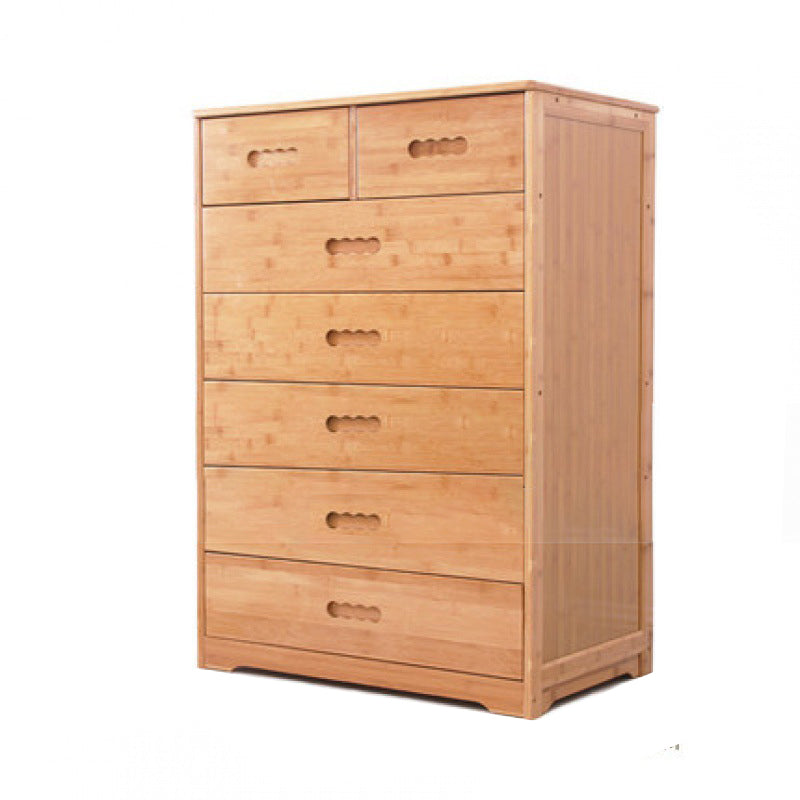 Contemporary Brown Accent Chest Rectangle Chest with Drawers