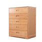 Contemporary Brown Accent Chest Rectangle Chest with Drawers