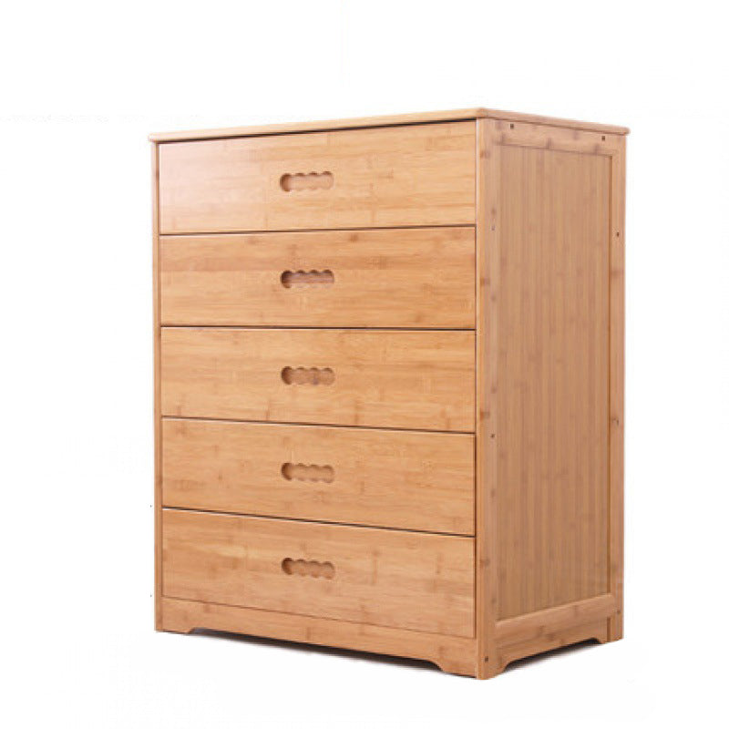 Contemporary Brown Accent Chest Rectangle Chest with Drawers