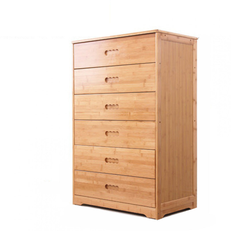 Contemporary Brown Accent Chest Rectangle Chest with Drawers