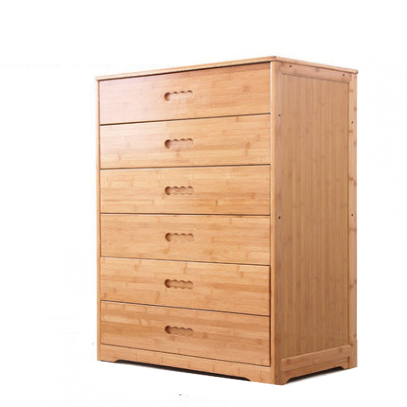 Contemporary Brown Accent Chest Rectangle Chest with Drawers