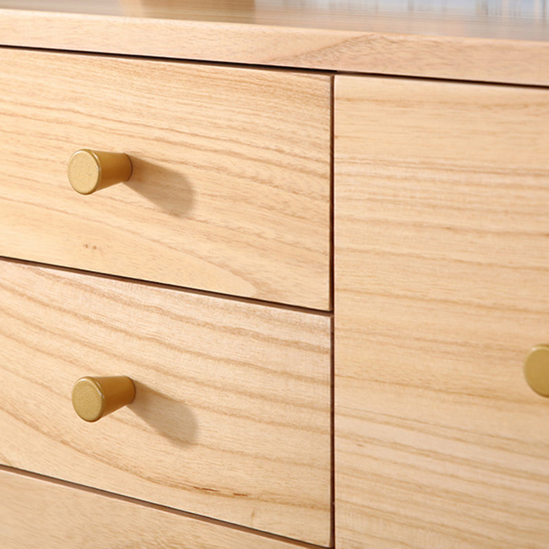 6引き出しのアクセントチェストストレートレッグコンテンポラリーチェスト15.74 "幅