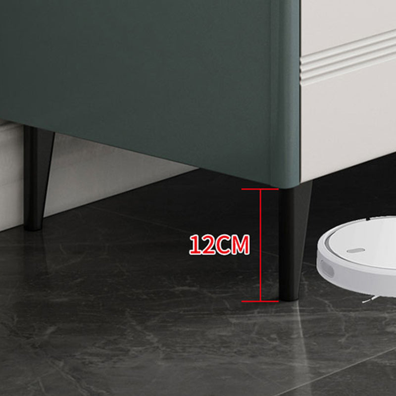 Cofre de acento rectangular moderno con cajón de agua resistente al agua