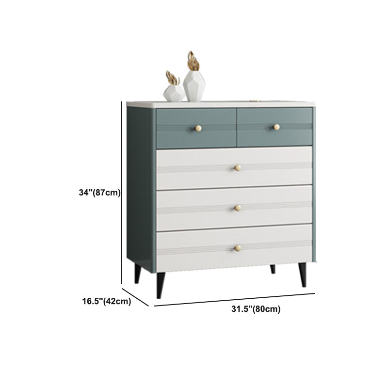 Cofre de acento rectangular moderno con cajón de agua resistente al agua