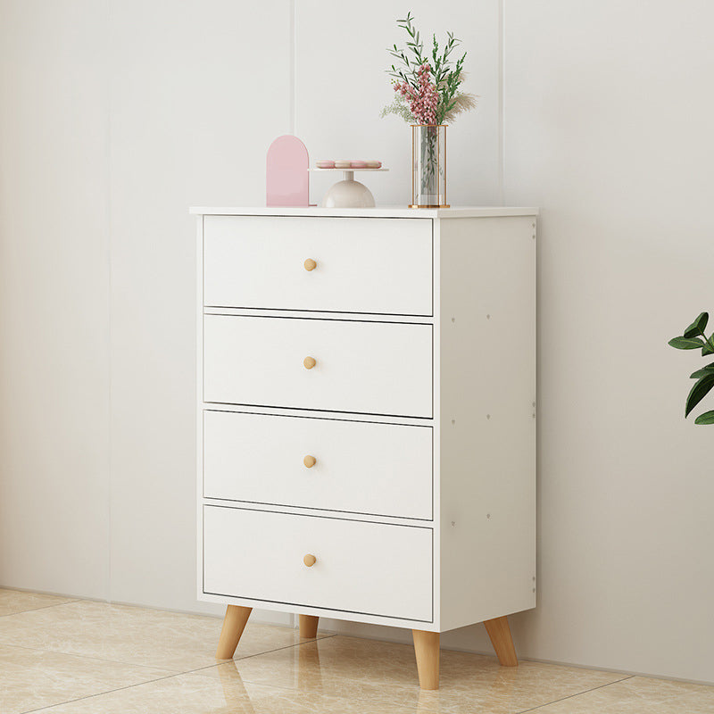 Coffre d'accent rectangle avec tiroirs coffre en bois droit des jambes en bois