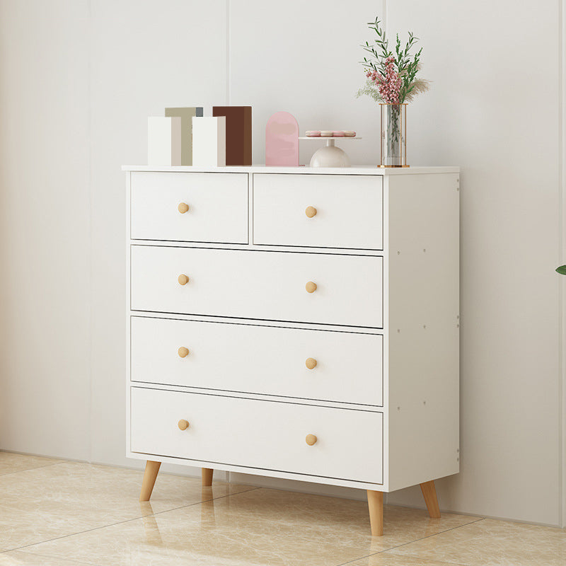 Coffre d'accent rectangle avec tiroirs coffre en bois droit des jambes en bois