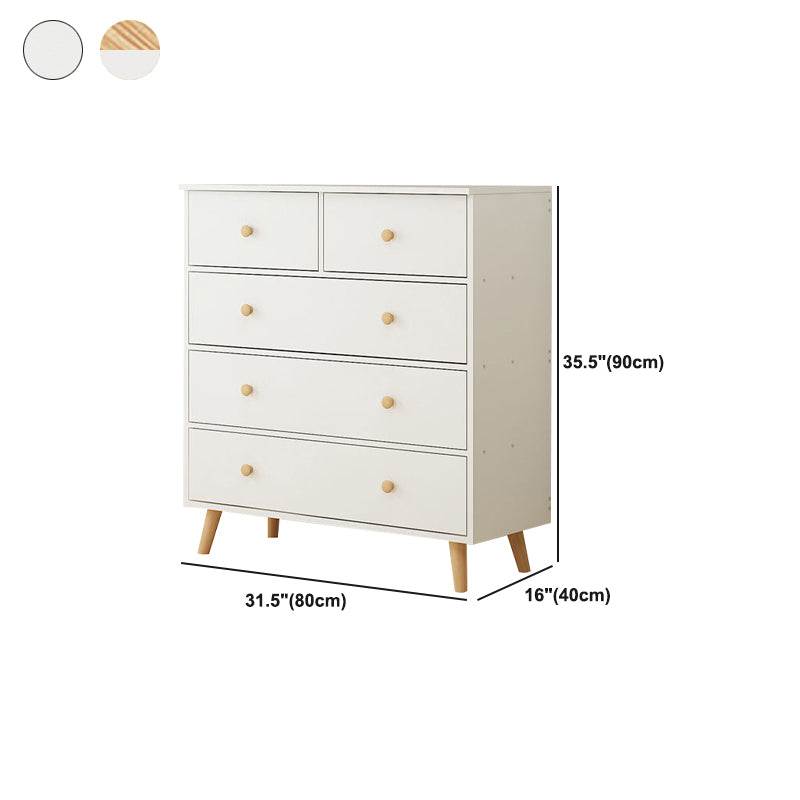 Coffre d'accent rectangle avec tiroirs coffre en bois droit des jambes en bois