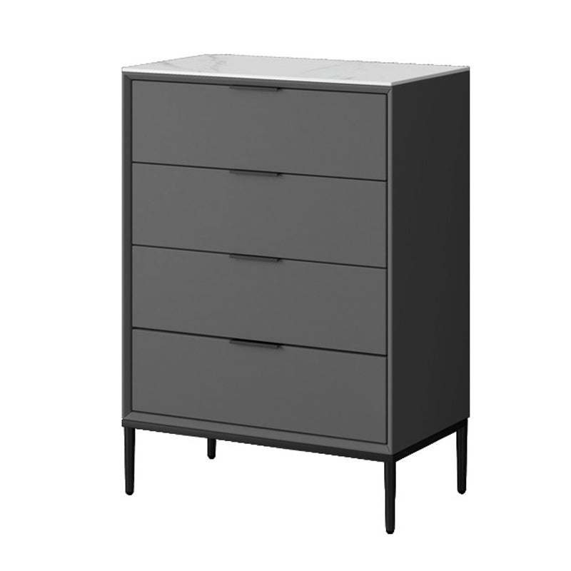 23.62" L * 15.74" Wide Modern Accent Chest with Soft Close Drawers Chest Dark Gray 4 Clearhalo 'Cabinets & Chests' 'cabinets_chests' 'furn' 'furn_cabinets_chests' 'Furniture' 'Living Room Furniture' 5731116
