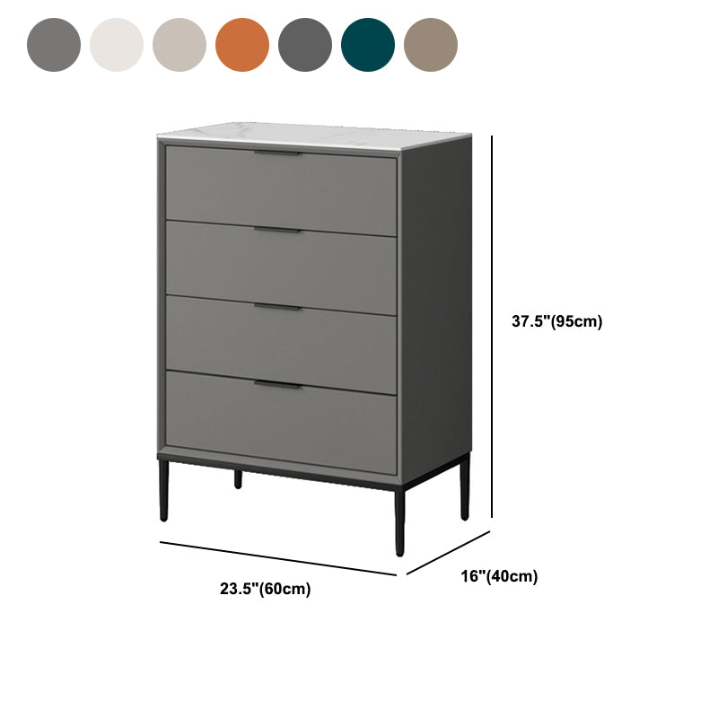 23.62" L * 15.74" Wide Modern Accent Chest with Soft Close Drawers Chest Clearhalo 'Cabinets & Chests' 'cabinets_chests' 'furn' 'furn_cabinets_chests' 'Furniture' 'Living Room Furniture' 5731130