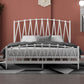 Metal Open-Frame Bed Modern & Contemporary Standard Bed with Arched Headboard