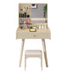 Wood Makeup Vanity Table Modernism 1/3-Drawer Vanity Table Set