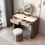 29.53 "H Holz/Stein Waschtischstool Set 2/5 Schubladen Kommode in Braun