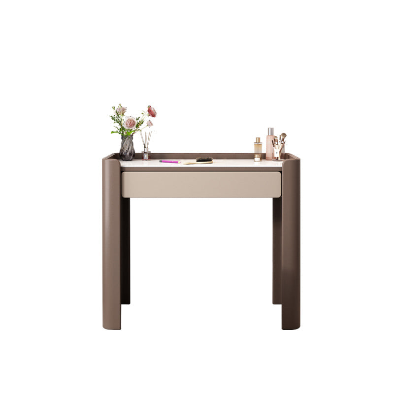 29.53 "H Holz/Stein Waschtischstool Set 2/5 Schubladen Kommode in Braun