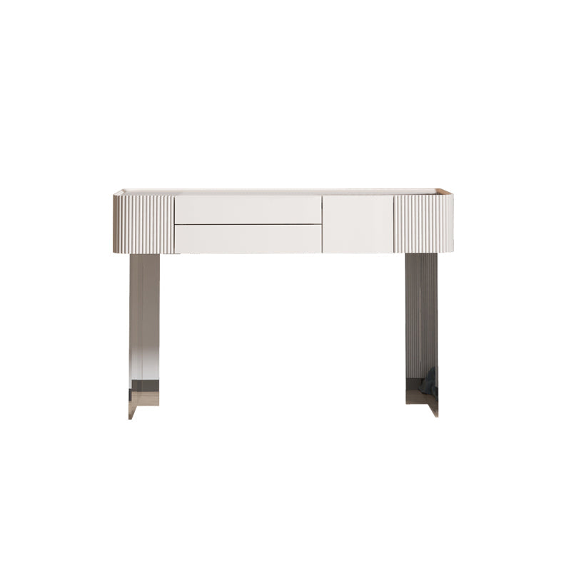 Comptoir de maquillage contemporain avec tiroir, coiffeuse de vanité en bois