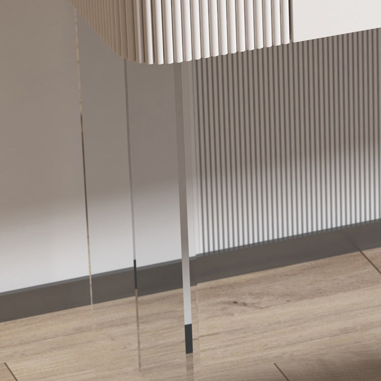 Comptoir de maquillage contemporain avec tiroir, coiffeuse de vanité en bois