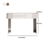 Comptoir de maquillage contemporain avec tiroir, coiffeuse de vanité en bois